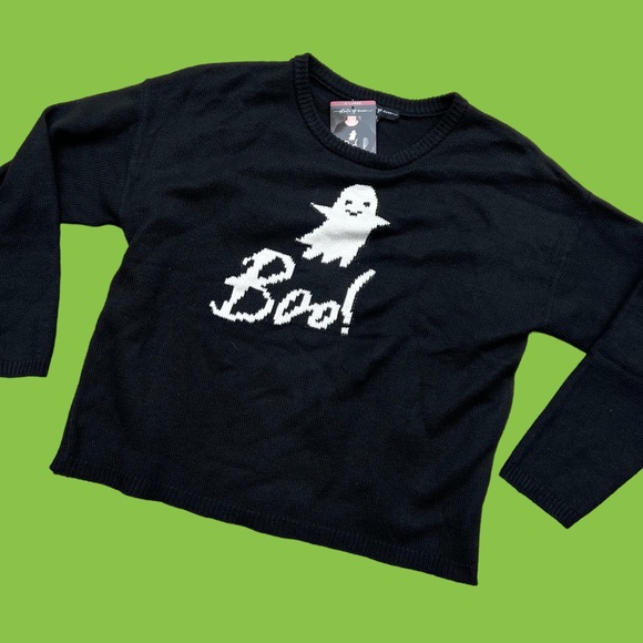 PINK Victoria's Secret Sweaters - Halloween ghost sweater Boo size XL & XXL NEW WITH TAGS nwt